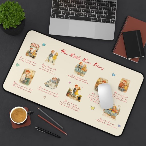 Valentine Desk Mat for Couples