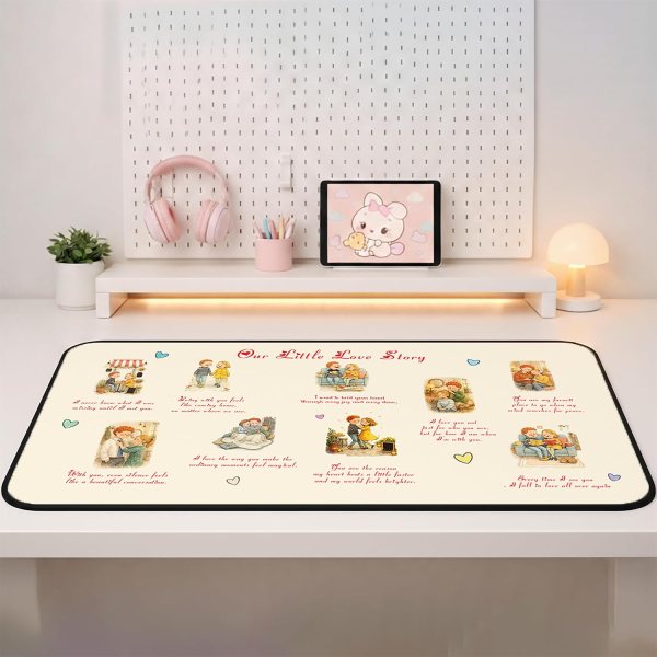 Valentine Desk Mat for Couples