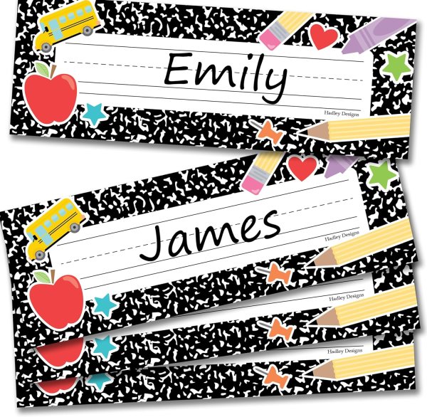 Classroom desk name tags