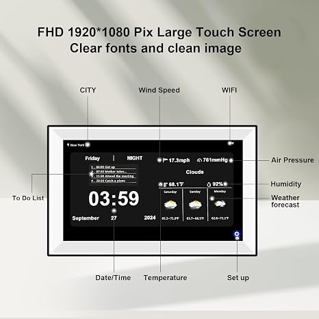 digital desk calendar