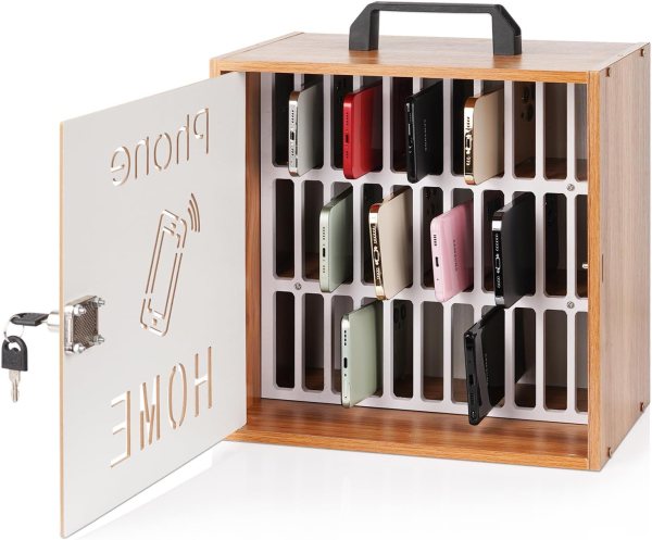 cell phone storage box
