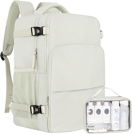 Flight Approved Backpack for Women, USB Charging Travel Backpack, Casual College Bag with Multi-Pockets, Fits 16″ Laptop, Perfect for Weekends