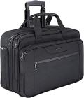 Wheeled Briefcase – Premium Rolling Briefcase for Business & Travel, Fits 17.3″ Laptop with RFID Protection, Black Wheeled Briefcase – Premium Rolling Briefcase for Business & Travel, Fits 17.3″ Laptop with RFID Protection, Black