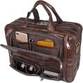 Leather Business Briefcase for Men – Genuine Leather Laptop Bag, Travel Briefcase with Padded Laptop Compartment, Fits 15.6” Laptop, Large Capacity Leather Business Briefcase for Men – Genuine Leather Laptop Bag, Travel Briefcase with Padded Laptop Compartment, Fits 15.6” Laptop, Large Capacity