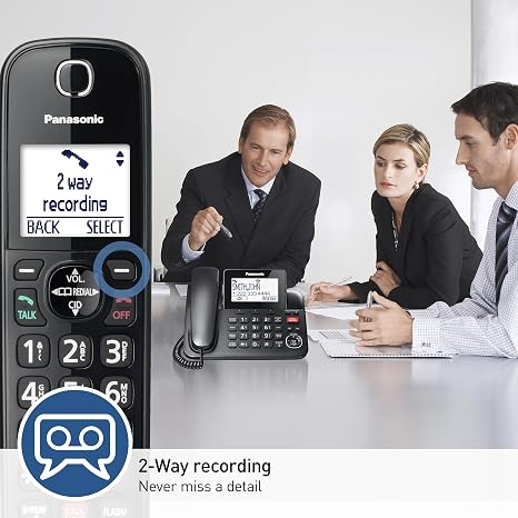 2-Way Recording Office Phone with Call Blocking & Hands-Free.