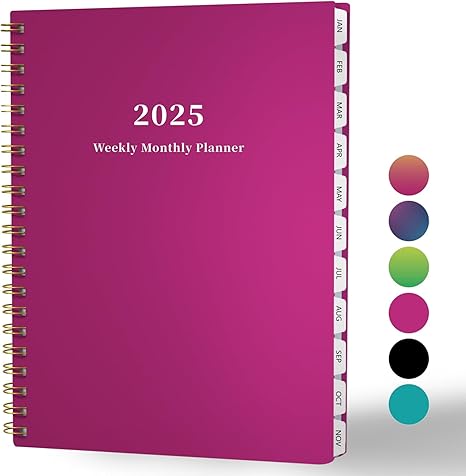 2025 Academic Planner – Weekly & Monthly Planner for Students & Professionals – Organize Your Year Effectively