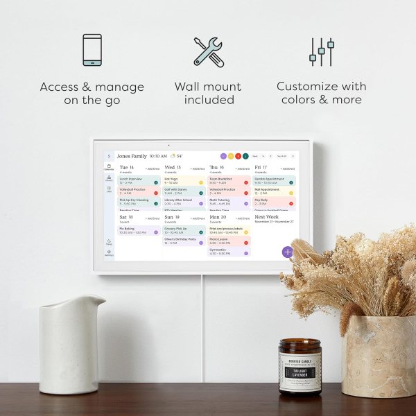 Family Digital Calendar Display