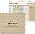 Habit Tracker Calendar – Smiley Goal Planner with Customizable Routine & Motivation – Undated, Premium Paper, Easy Tracking for Daily, Weekly, Monthly Habits Habit Tracker Calendar – Smiley Goal Planner with Customizable Routine & Motivation – Undated, Premium Paper, Easy Tracking for Daily, Weekly, Monthly Habits
