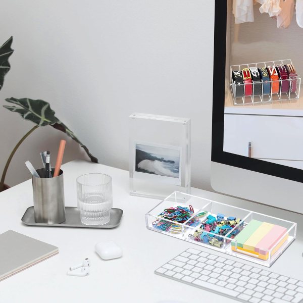 Acrylic note pad holder