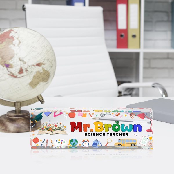 personalized desk name plate