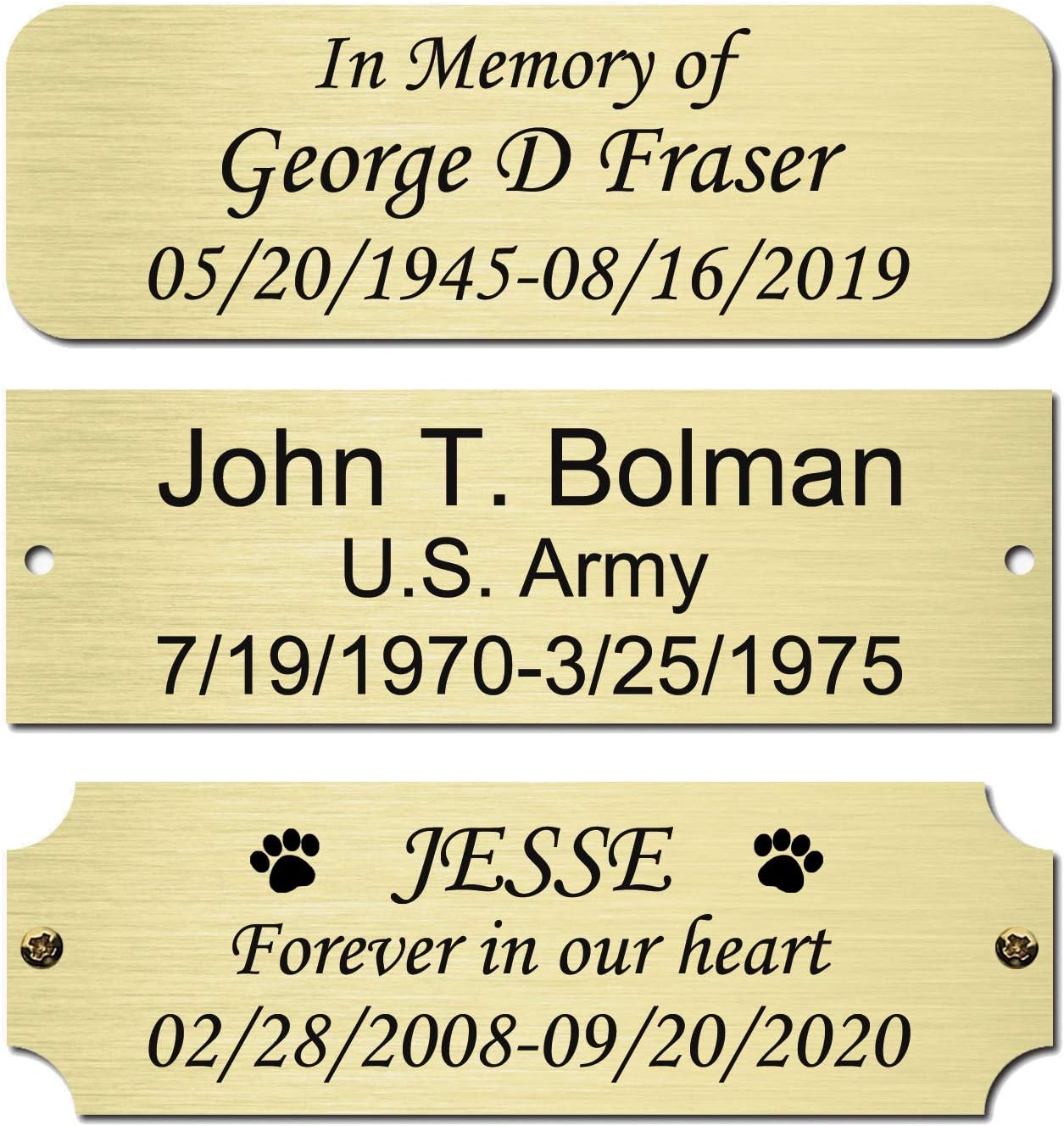 Engraved Name Plates