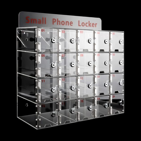 Transparent Cell phone locker