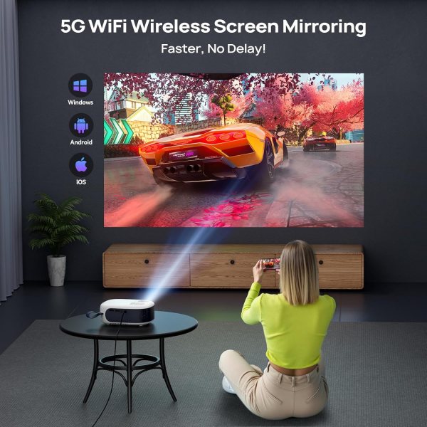4K wifi movie projector