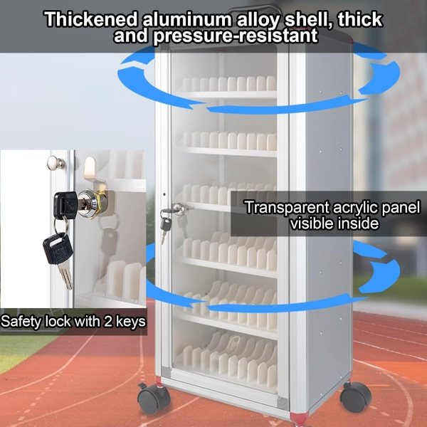 cell phone storage cabinet