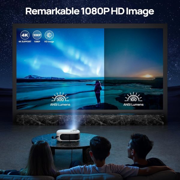 4K wifi movie projector