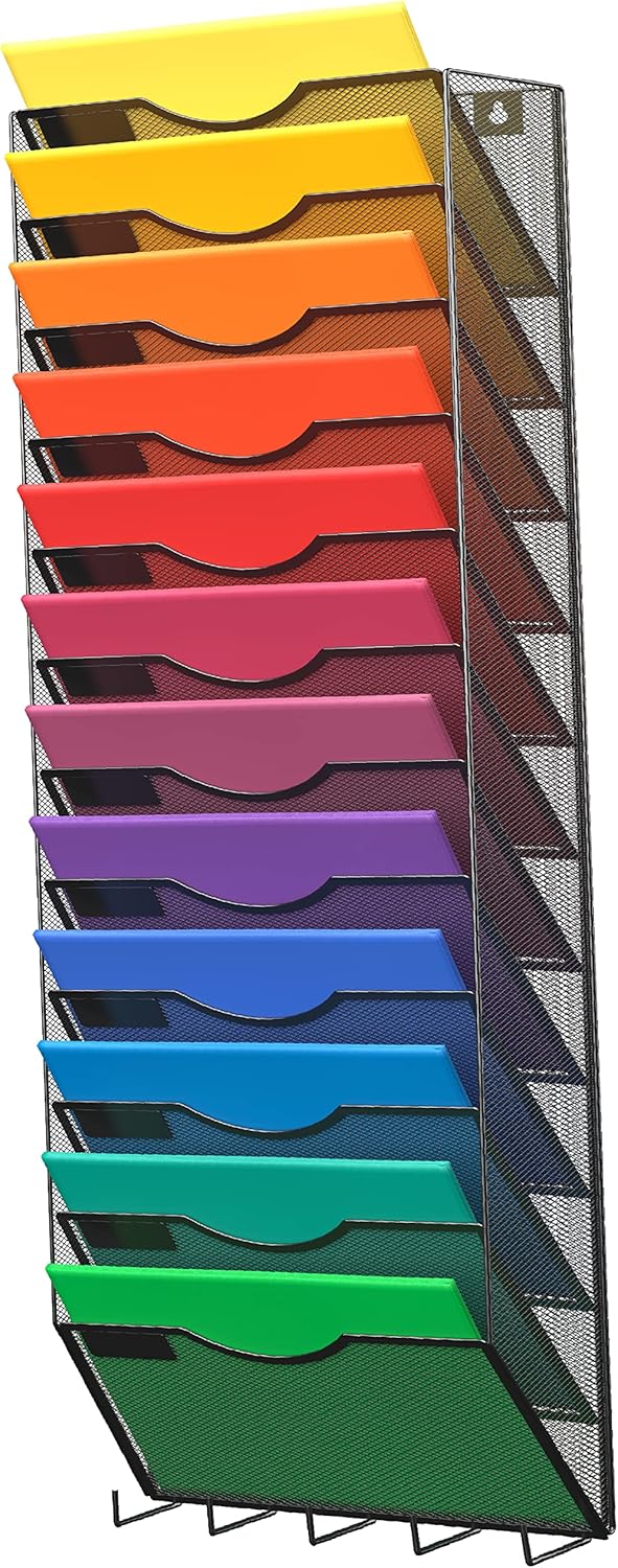 Vertical file holder