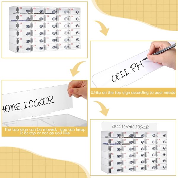 Acrylic Cell Phone Lock