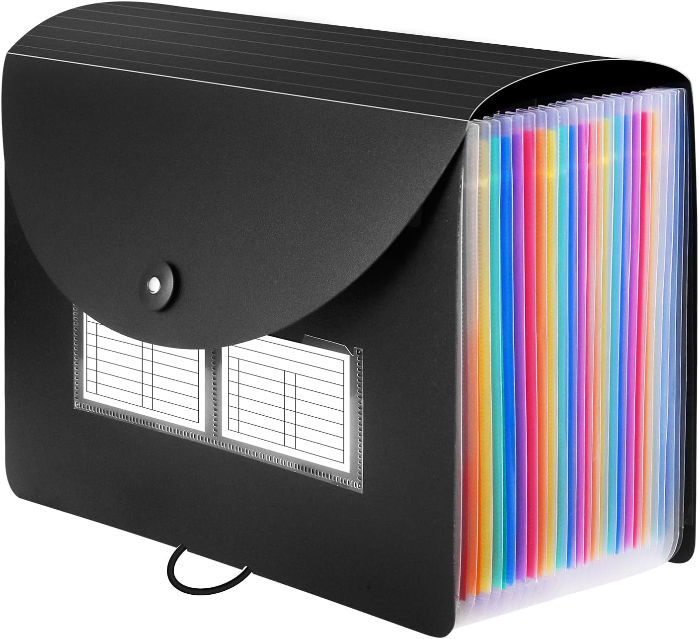 Expandable File Folder – 24 Pockets Accordion Folder for Documents, Portable Paper Organizer for Home, Office, and Travel