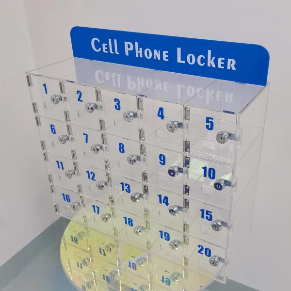 Clear Cell Phone locker