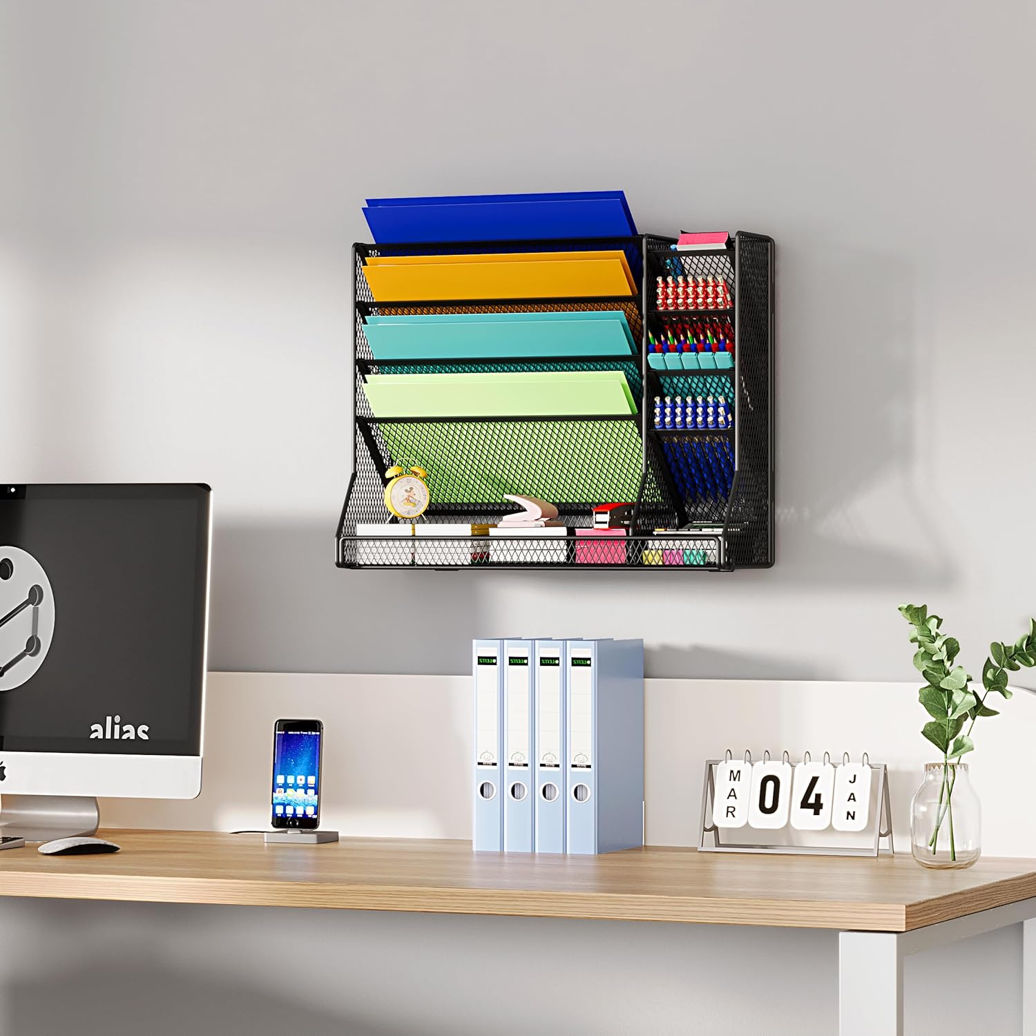 Vertical File Rack