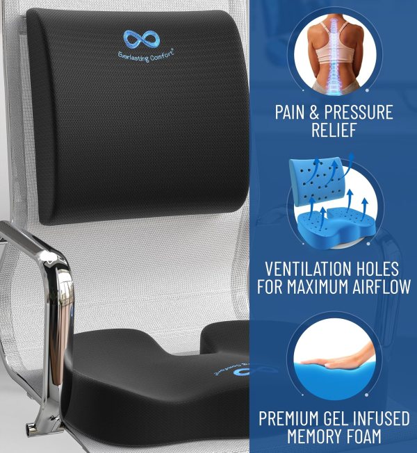Gel Infused Seat Cushion