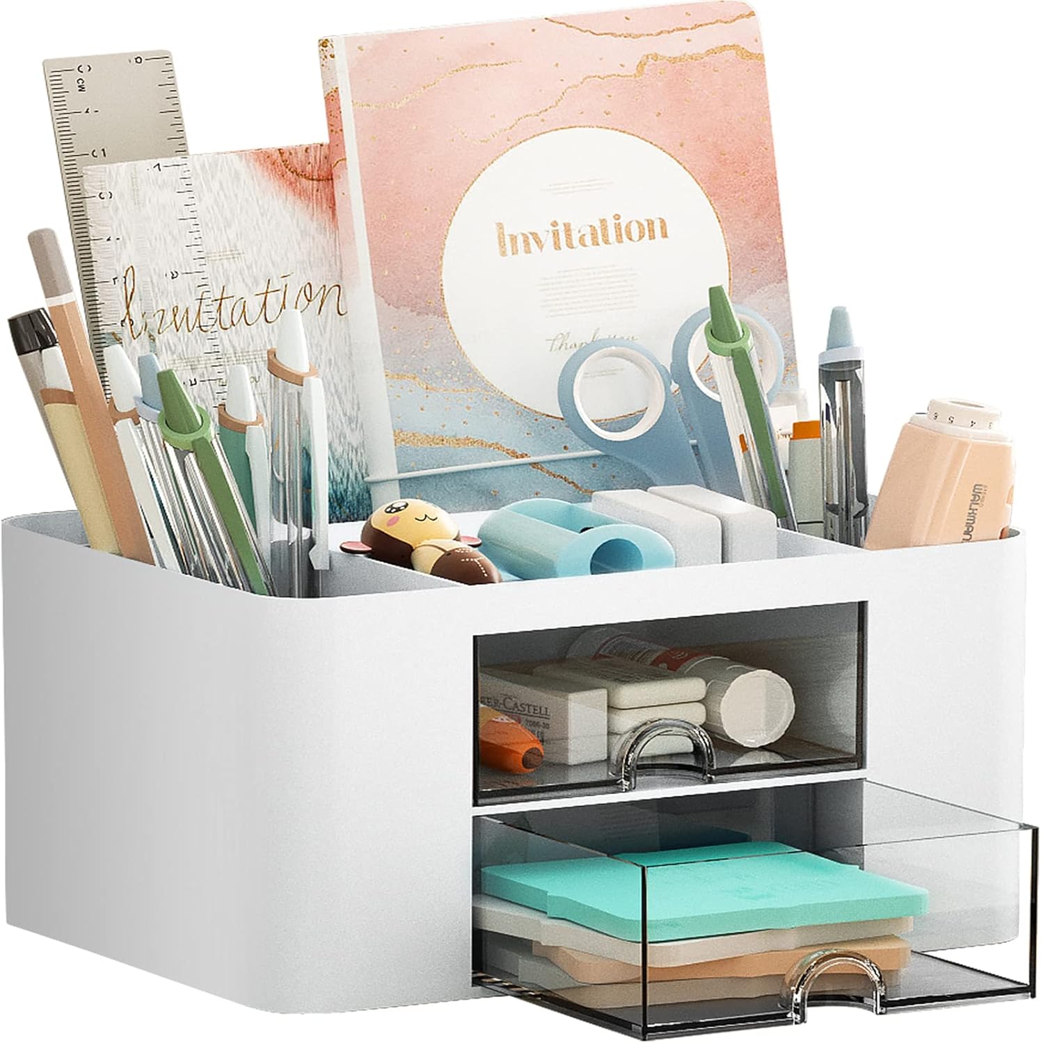 Multi-Functional Pencil Holder for Desk, Desk Organizers