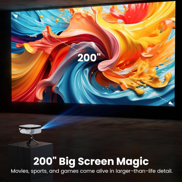 mini portable projector for home