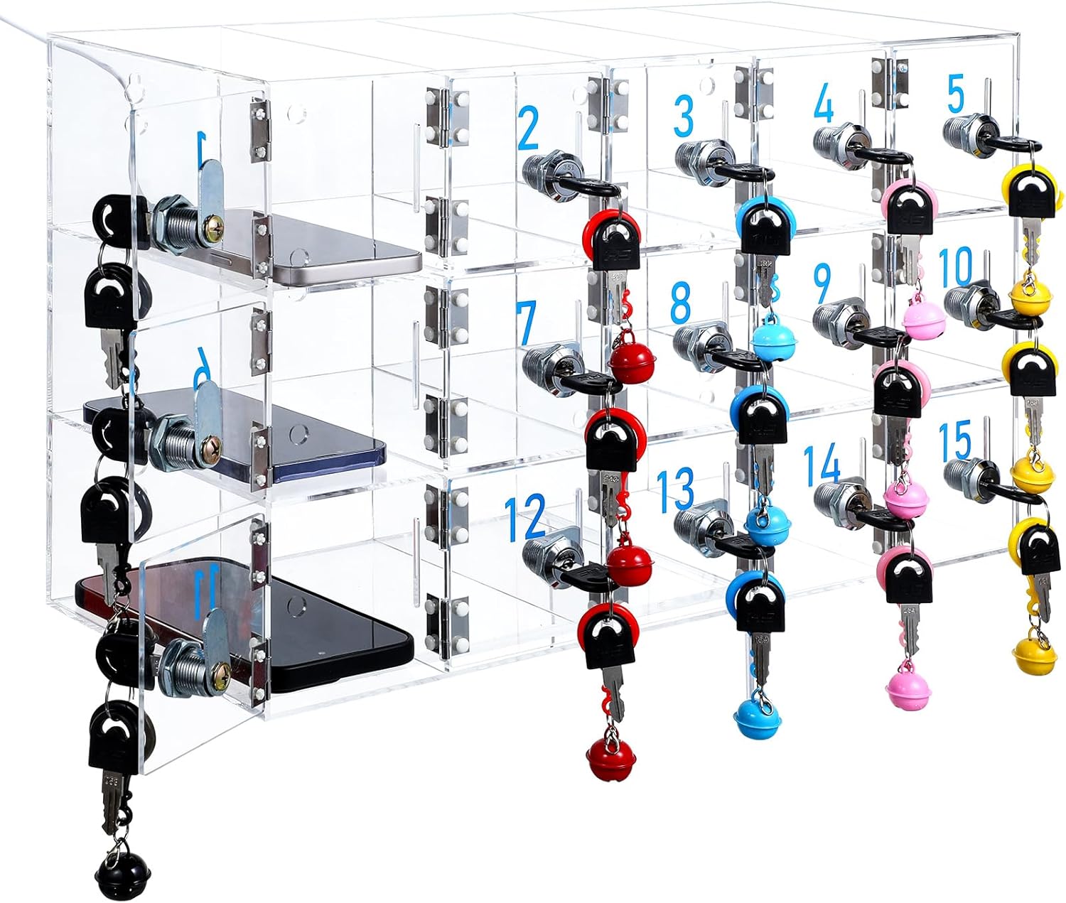 Acrylic Mobile phone locker