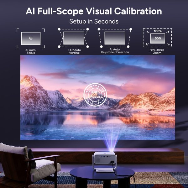 4k projector with wifi