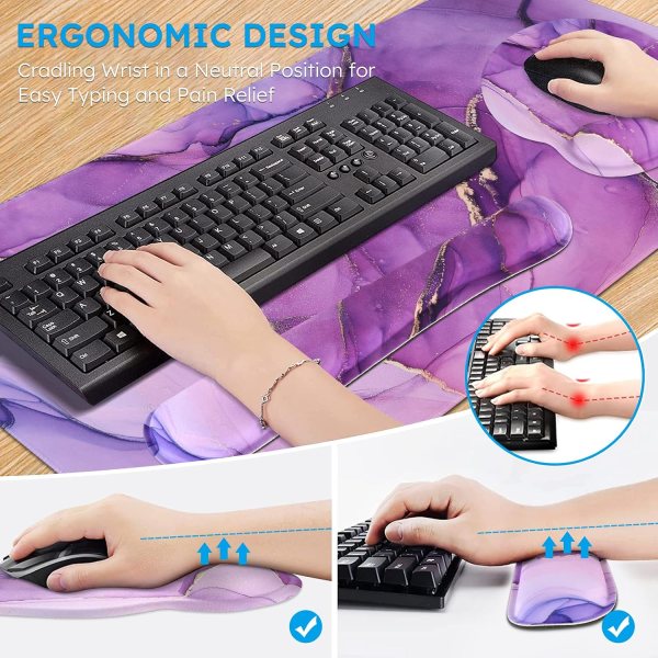 Ergonomic Desk Pad Set