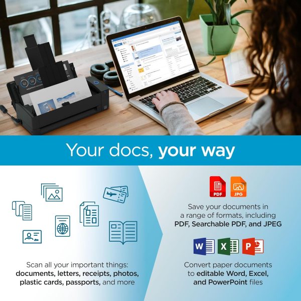 Portable Wireless Document Scanner for Home Office.