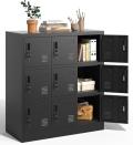 Office Locker with 9 Doors – Steel Storage Locker for Employees, Durable Metal Storage Cabinet for Personal and Work Item Organization, Workplace Locker Office Locker with 9 Doors – Steel Storage Locker for Employees, Durable Metal Storage Cabinet for Personal and Work Item Organization, Workplace Locker