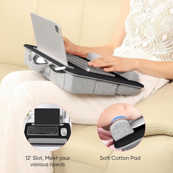 Adjustable laptop desk