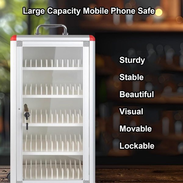 cell phone storage cabinet