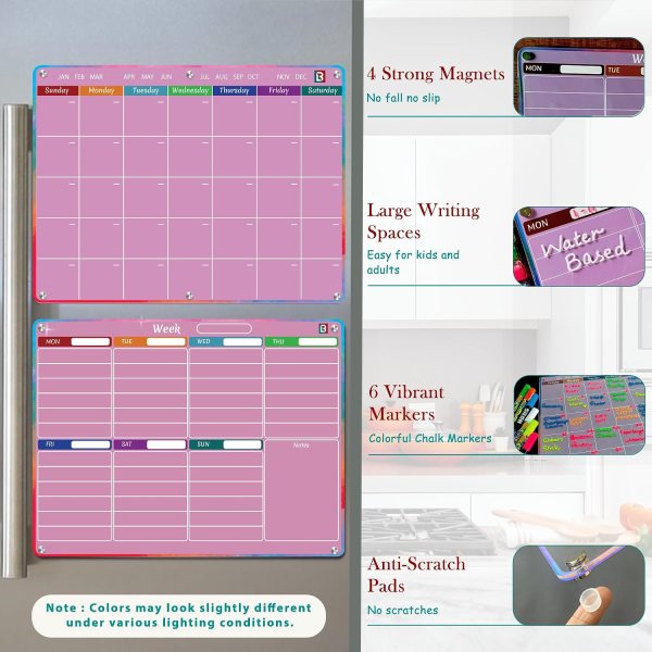 magnetic calendar for fridge