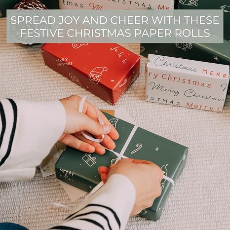 Reversible Holiday Wrapping Paper
