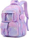 Girls School Backpack with Cute Pendant, Spacious and Lightweight Kids Backpack for School, Comfortable & Water-Resistant School Bag for Girls Girls School Backpack with Cute Pendant, Spacious and Lightweight Kids Backpack for School, Comfortable & Water-Resistant School Bag for Girls