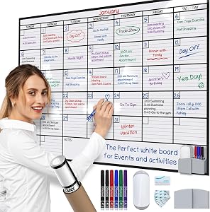 Large Dry-Erase Wall Calendar