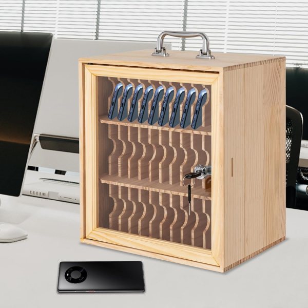 Phone storage cabinet