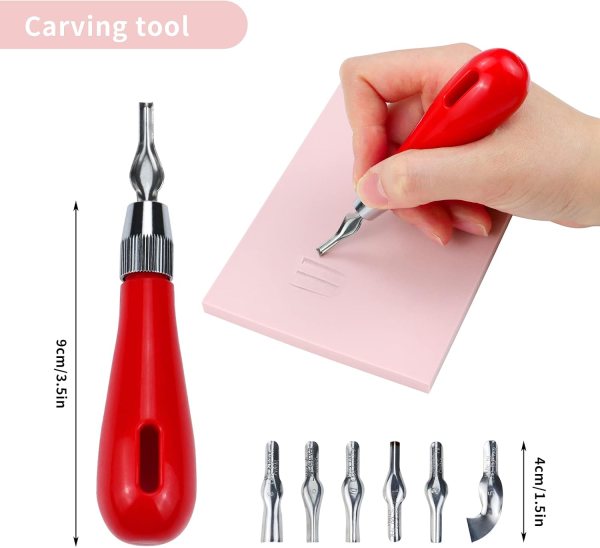 rubber stamp carving kit