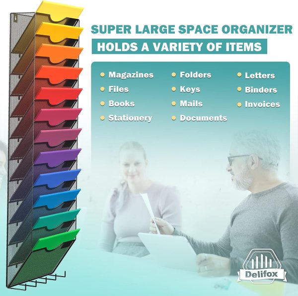 Vertical file holder