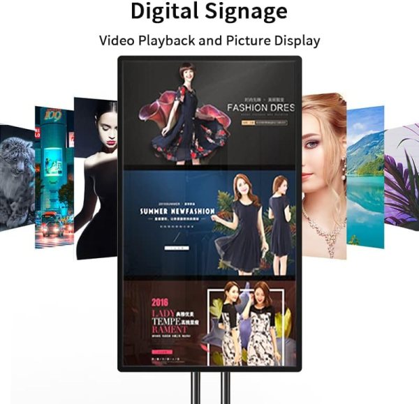 Interactive 49-inch digital whiteboard with screen mirroring and digital signage for education and a.