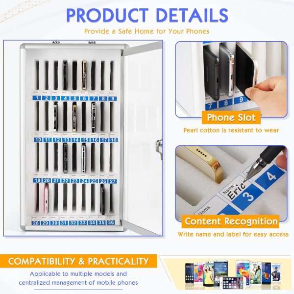 Phone organizer unit