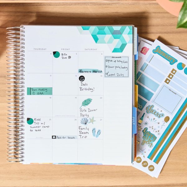 Seasonal planner stickers