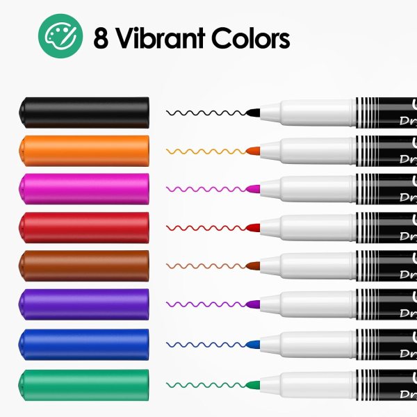 Fine Tip Dry Erase Markers