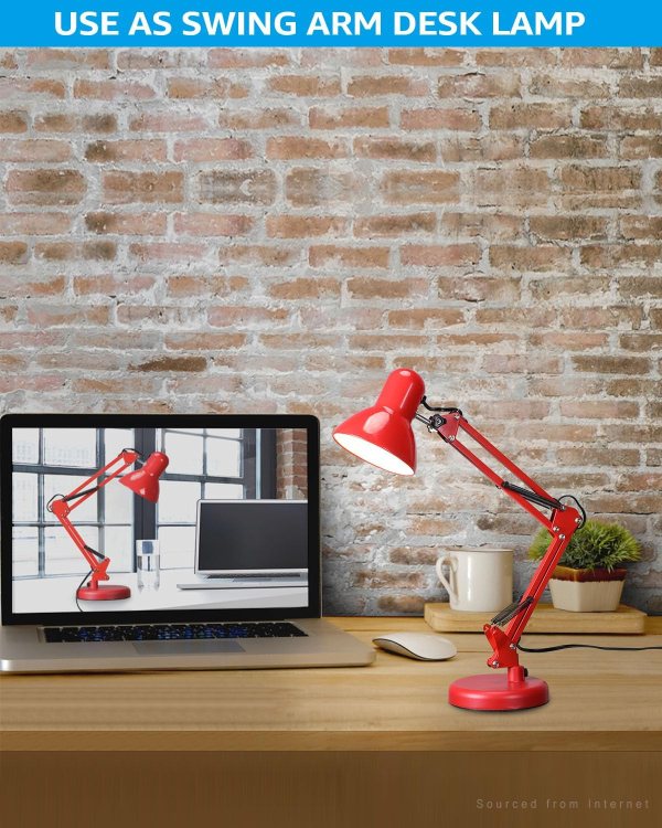 Flexible Arm Office Table Light for Study or Bedroom.
