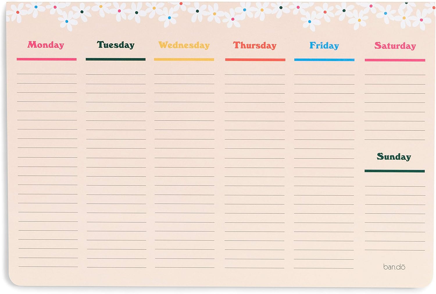 Weekly Planning Notepad