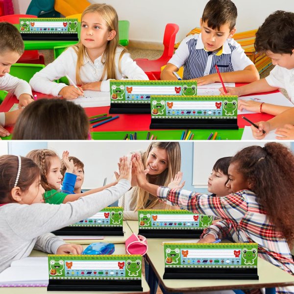 self adhesive desk name plate holders