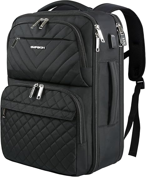 TSA Backpack for Men and Women – Waterproof Travel Backpack with RFID Pockets, USB Port & Business Daypack Design