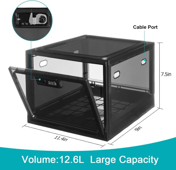 lockable storage box for personal items